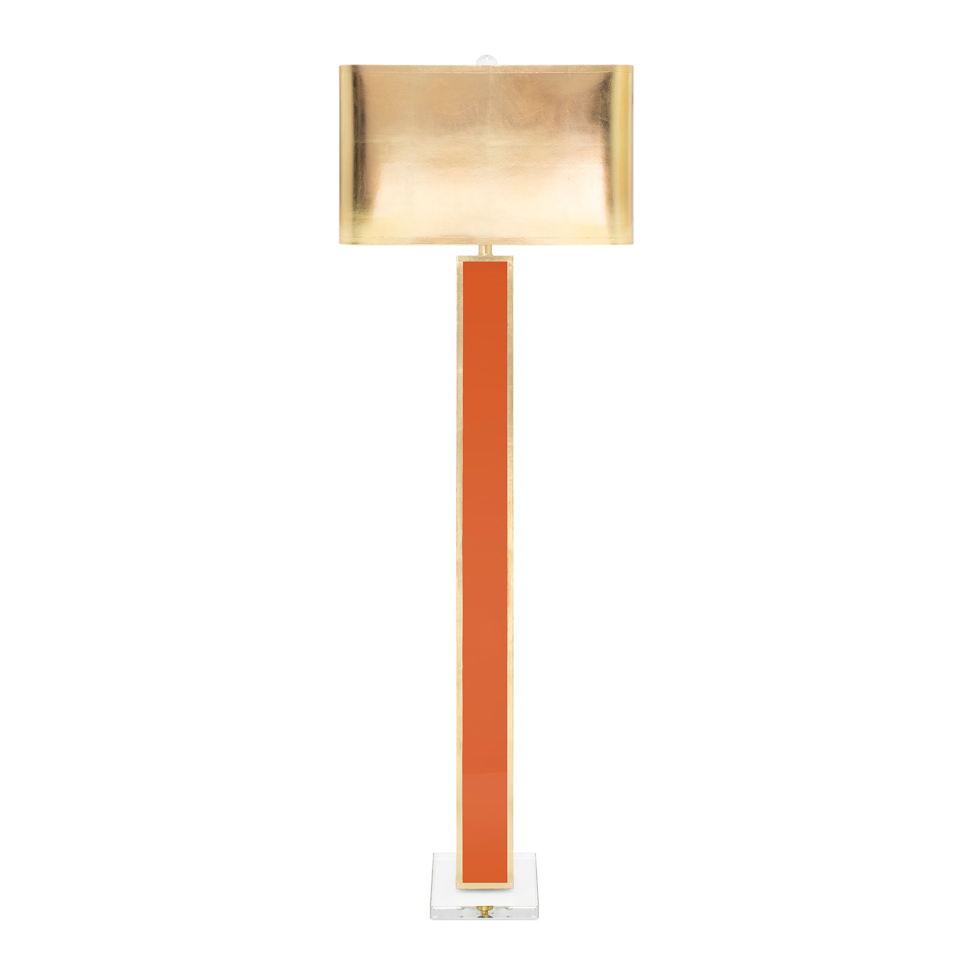 65" Blair Floor Lamp - Orange - Couture Lamps