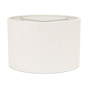 Cream Boucle Lamp Shade - Couture Lamps