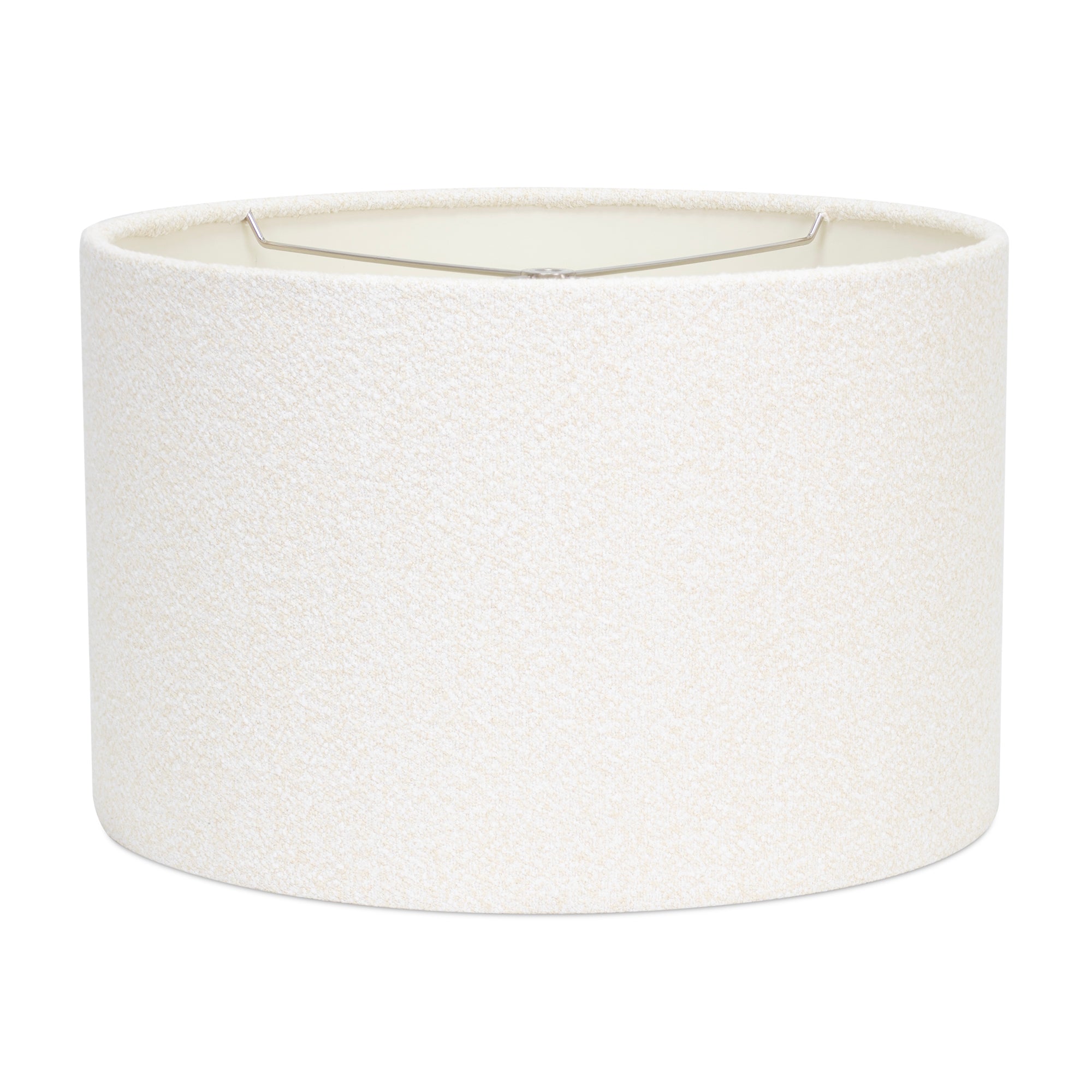 Cream Boucle Lamp Shade - Couture Lamps