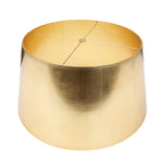 Tapered Gold Foil Lamp Shade 14" x 16" x 10" - Couture Lamps