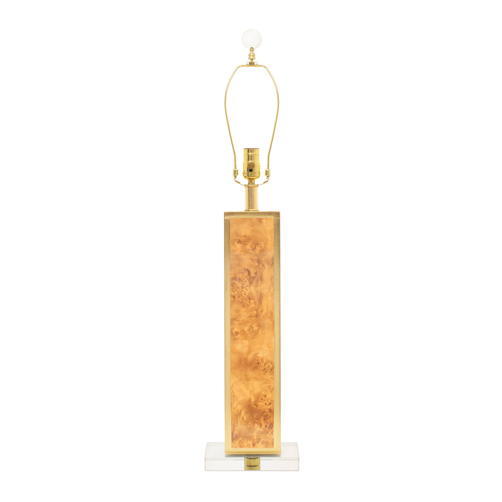 31.5" H Blair Table Lamp Base - Burlwood (Base,Harp,Finial only) - Couture Lamps