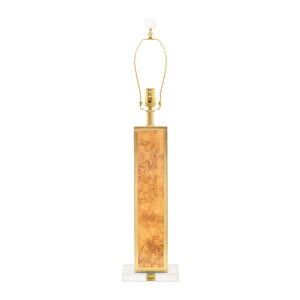 31.5" H Blair Table Lamp Base - Burlwood (Base,Harp,Finial only) - Couture Lamps