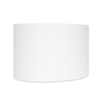 17x11x11"H White Oval Linen Shade - Couture Lamps