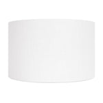 17x17x10.5"H White Casual Linen Shade w/ Soft Gold Lining - Couture Lamps