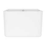 18x14x12"H White Casual Rounded Corner Rectangle Shade - Couture Lamps