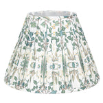9x18x13"H Pleated Print Shade - Couture Lamps