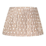 10.5x16x10.5"H Pleated Print Shade - Couture Lamps