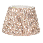 10.5x16x10.5"H Pleated Print Shade - Couture Lamps