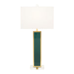 31.5" Blair Table Lamp Base - Green (Base, Harp, Finial) - Couture Lamps
