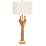 Golden Peacock Table Lamp - Couture Lamps