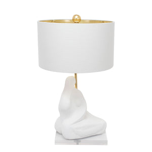 Bettina White Table Lamp - Couture Lamps