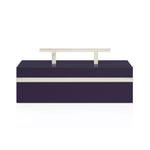 Blair Box - Navy with Silver (Single) - Couture Lamps
