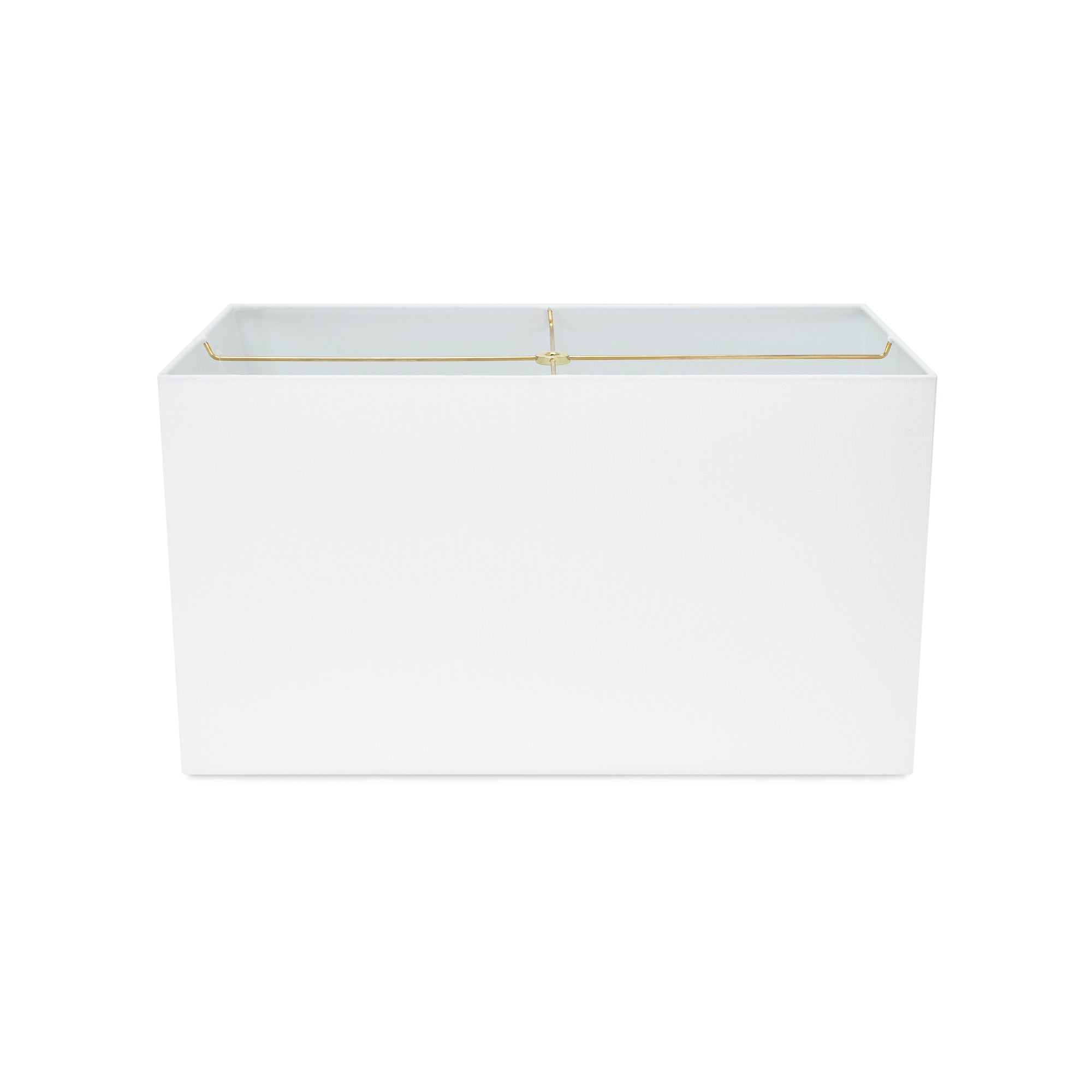 Rectangular White Linen Lamp Shade 20/12 x 20/12 x 12" - Couture Lamps