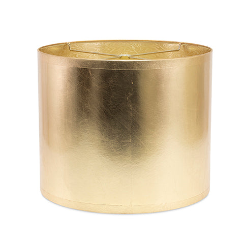 Round Gold Foil Lamp Shade 12" x 12" x 10" - Couture Lamps