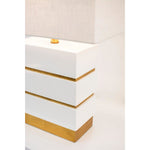 San Simeon Table Lamp, White - Couture Lamps