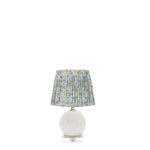 Milky White Delia Accent Lamp - with Hand Pleated Floral Shade - Couture Lamps