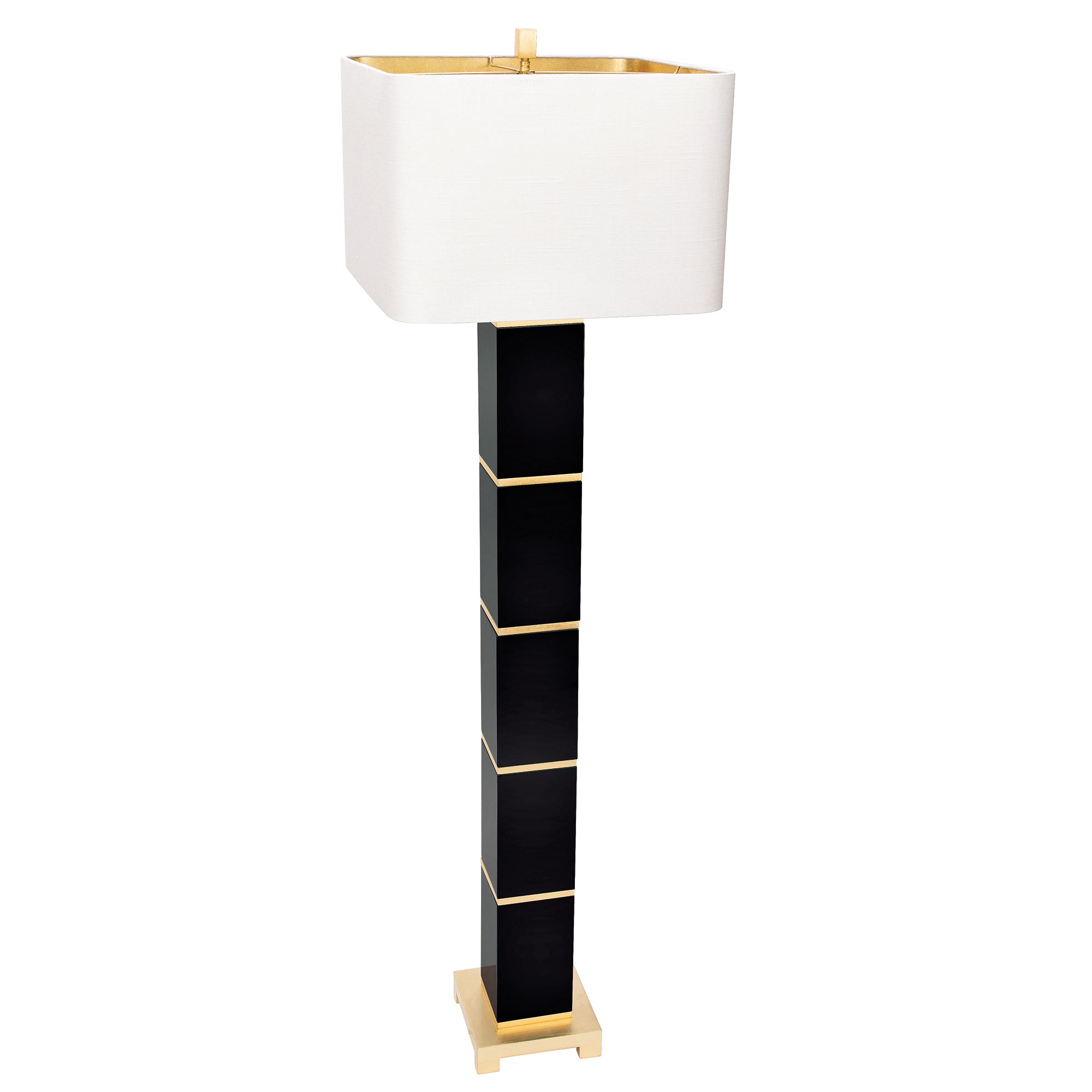 Jacques Black Floor Lamp - Black - Couture Lamps