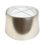 Tapered Silver Foil Lamp Shade 14" x 16" x 10" - Couture Lamps